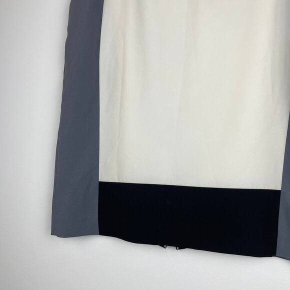 Narciso Rodriguez for Design Nation Back Zip Colorblock Lined Skirt Size 10 - Picture 3 of 9